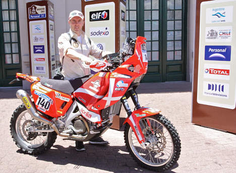 Jes Munk klar til starten på Dakar Rally 2011.